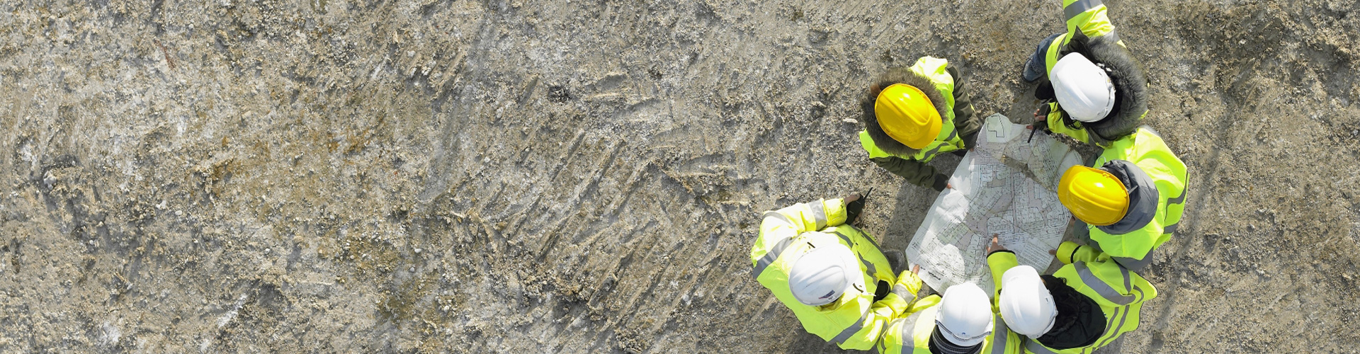 Men on building site