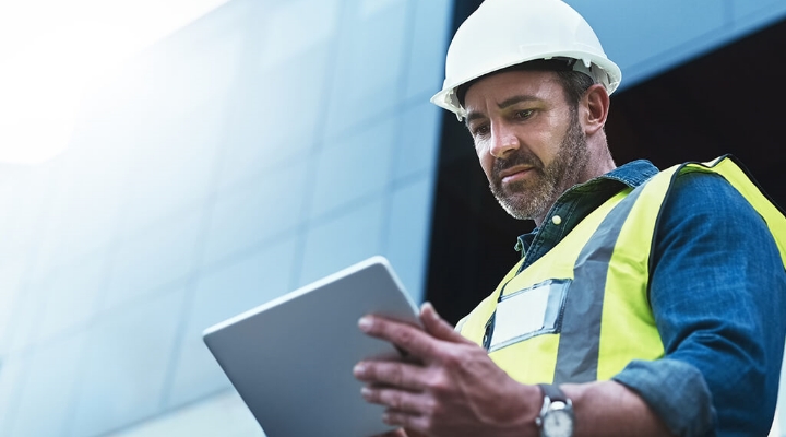 man on worksite